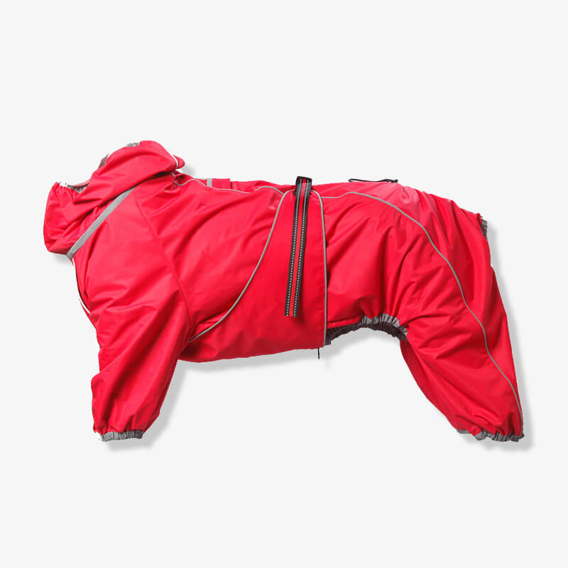 Große Hund Outdoor-Jacke wasserdicht verstellbarer Hunderegenmantel