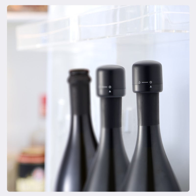 Wiederverwendbarer auslaufsicherer Silikondichtungsverschluss für Champagner- und Weinflaschen