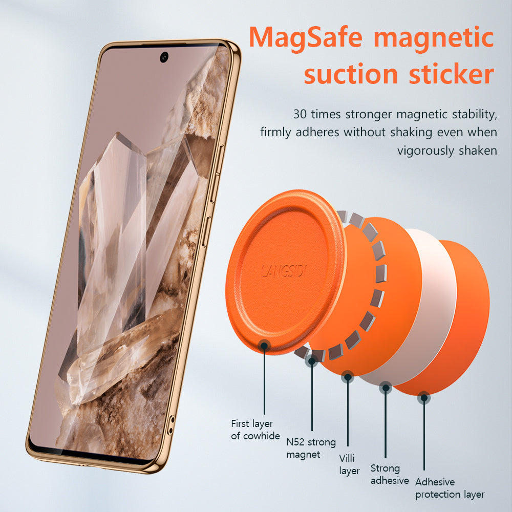 Frendorf | Leder Magnetischer Ringhalter Handyhülle Für Google Pixel 8 7