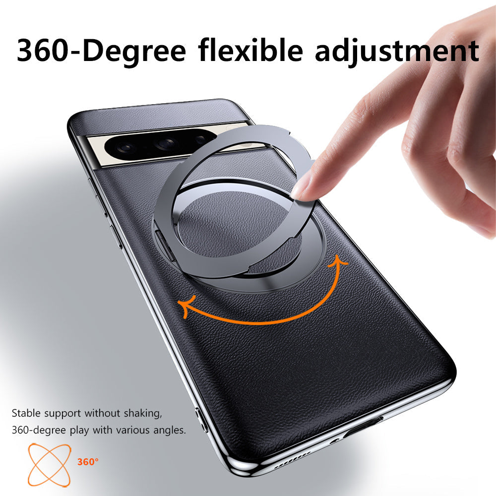 Frendorf | Leder Magnetischer Ringhalter Handyhülle Für Google Pixel 8 7