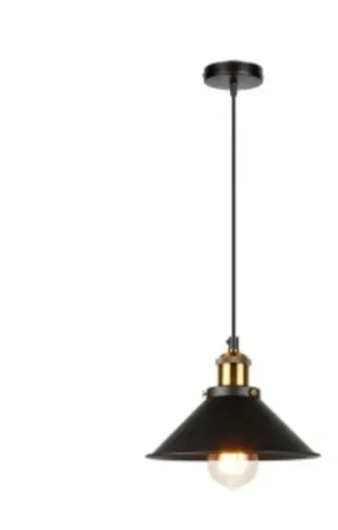 Modern trifft - LED Industrie Horn Pendelleuchte