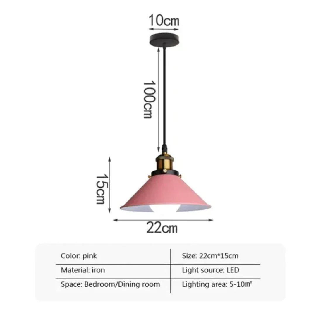 Modern trifft - LED Industrie Horn Pendelleuchte