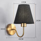 Wandleuchte aus Stoff