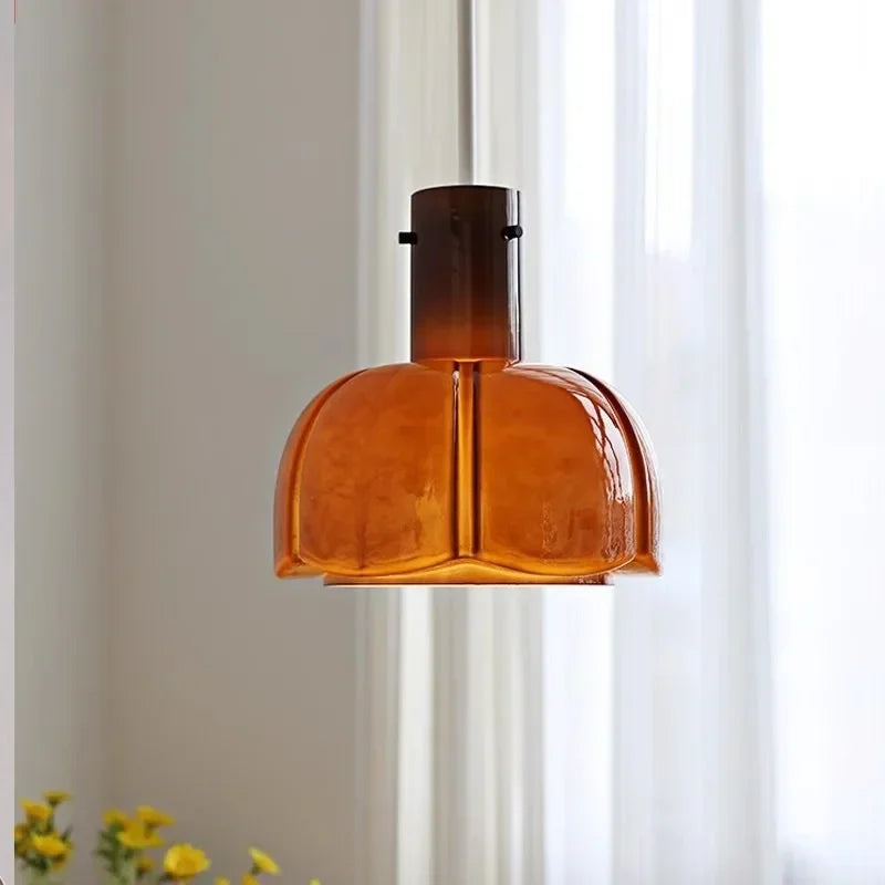 Frendorf | GlacierGlow LED Pendelleuchte Glas | Nordic Design | Energieeffizient | Dimmbare Beleuchtung | Moderne Hängelampe