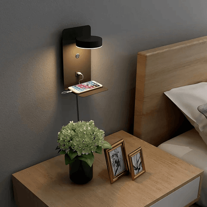 Nachtlampe mit Ladegerät - BrightHub - 330° Drehbar - Ladestation