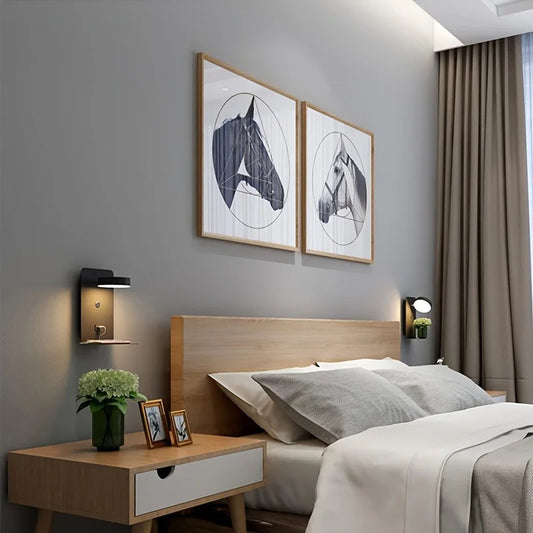 Frendorf | LustroLite Minimal Wandleuchte | Modernes Design | LED Beleuchtung | Elegante Wandlampe für Wohnzimmer und Schlafzimmer
