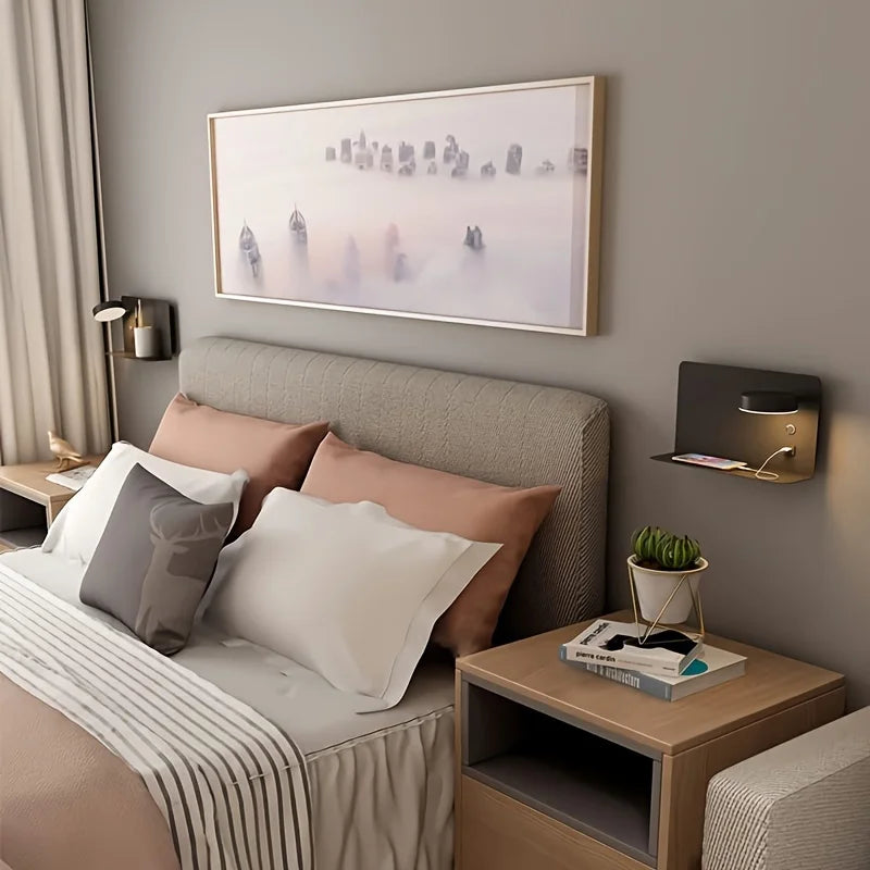 Frendorf | LustroLite Minimal Wandleuchte | Modernes Design | LED Beleuchtung | Elegante Wandlampe für Wohnzimmer und Schlafzimmer