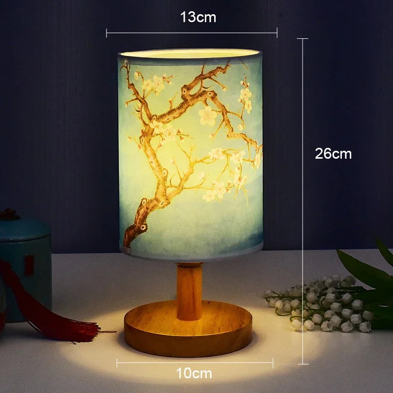 Japanische Lampe - Rosenlampe - Dimmbar - Nachtlampe