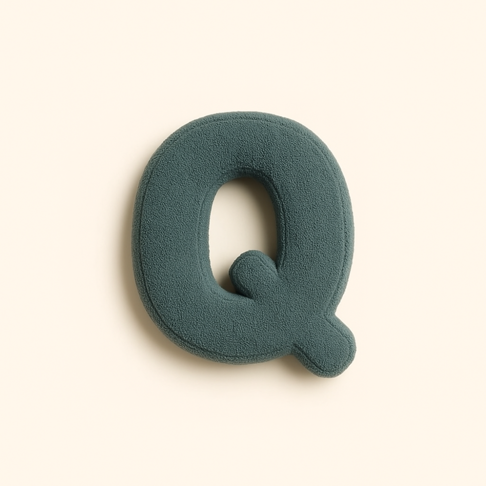 Frendorf | Personalisierter Buchstaben-Wurfkissen für das Sofa