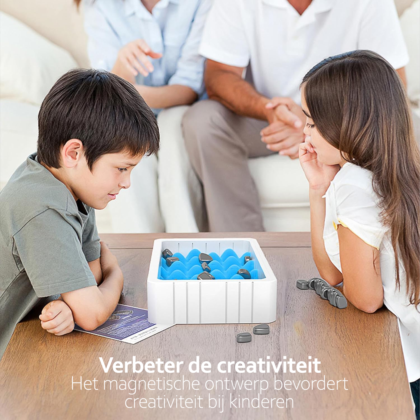 Frendorf | Leuk en educatief magnetisch schaakspel voor kinderen - interactief - draagbaar - strategisch denken - Huishoud Meester
