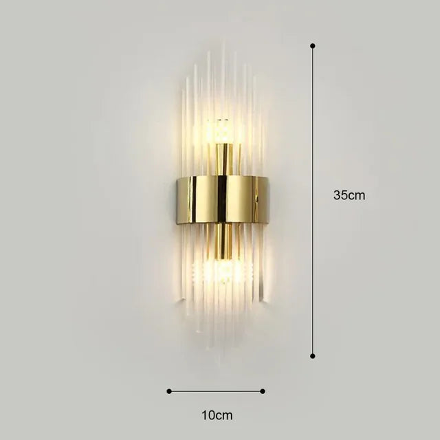 Wandleuchte - GlamorLite - Luxusdesign - Elegant und Raffiniert