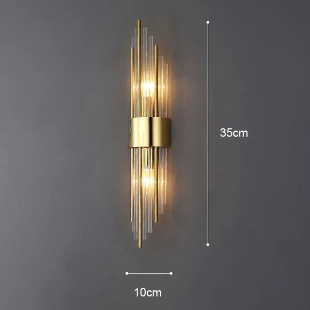 Wandleuchte - GlamorLite - Luxuriöses Design - Elegant und Raffiniert