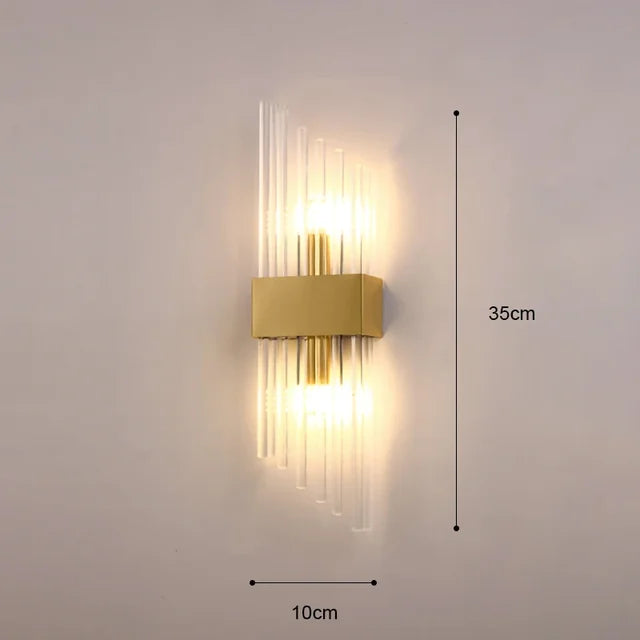 Wandleuchte - GlamorLite - Luxuriöses Design - Elegant und Raffiniert