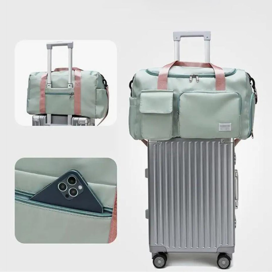 Frendorf | Multi-Taschen Reisetasche, Sport- und Gymnastik-Duffle mit separatem Schuhfach