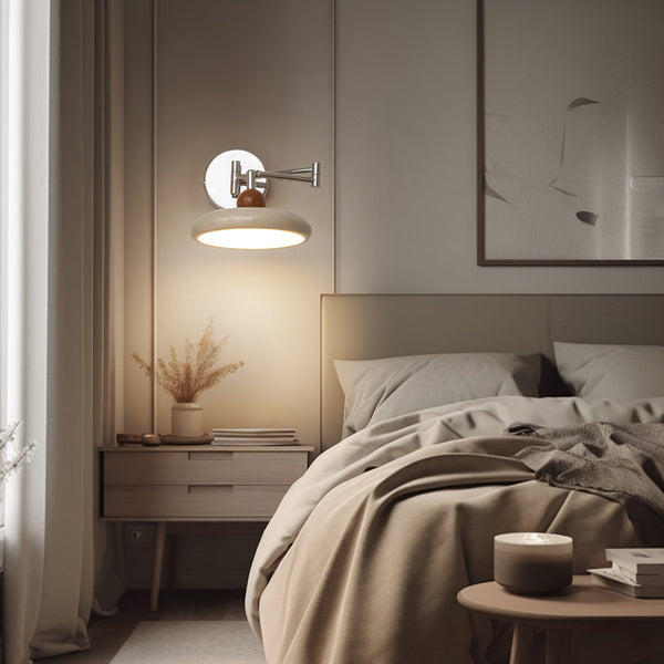 Frendorf | AuraNest Wandleuchte für Schlafzimmer | Modernes Design | Stimmungslicht | Dekorative Beleuchtung für Zuhause