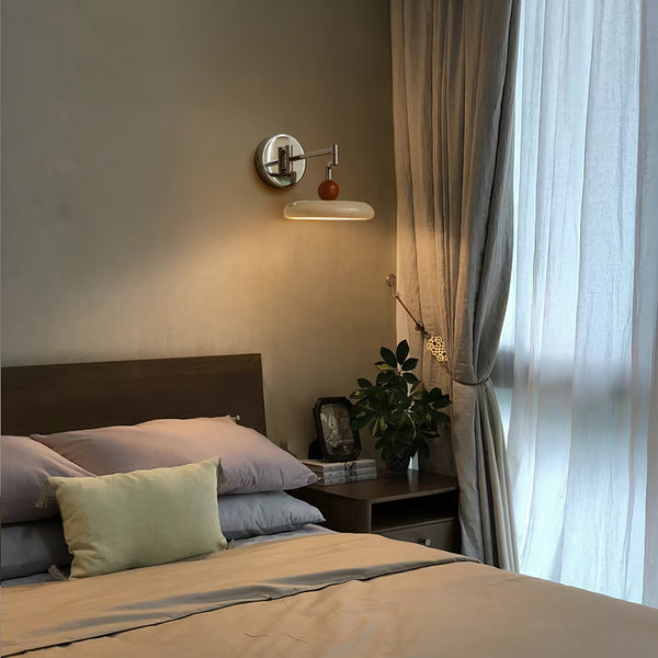 Frendorf | AuraNest Wandleuchte für Schlafzimmer | Modernes Design | Stimmungslicht | Dekorative Beleuchtung für Zuhause