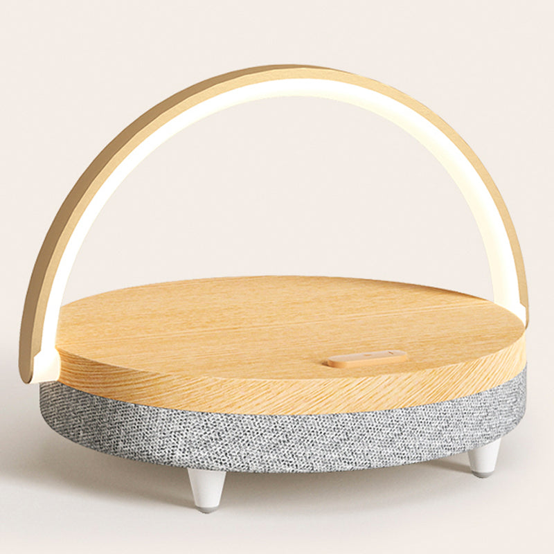 Frendorf | Louis - Multifunktionale Schlafzimmerlampe mit Bluetooth-Lautsprecher und drahtlosem Ladegerät