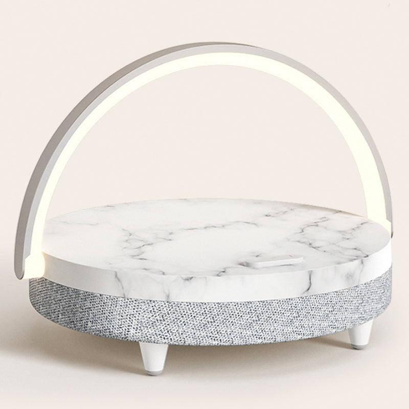 Frendorf | Louis - Multifunktionale Schlafzimmerlampe mit Bluetooth-Lautsprecher und drahtlosem Ladegerät