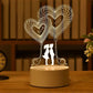 Valentinstag Acryl LED Lampe