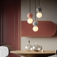 Frendorf | LumeGlobe Pendelleuchte - Doppelkugel Pendelleuchte für den Esstisch - Glas Hängekugel Lampe