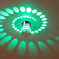 Frendorf | LuminBlast Wandleuchte - Zylindrische Wandlampe - Bunte Spirale Wandleuchten LED