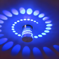 Frendorf | LuminBlast Wandleuchte - Zylindrische Wandlampe - Bunte Spirale Wandleuchten LED