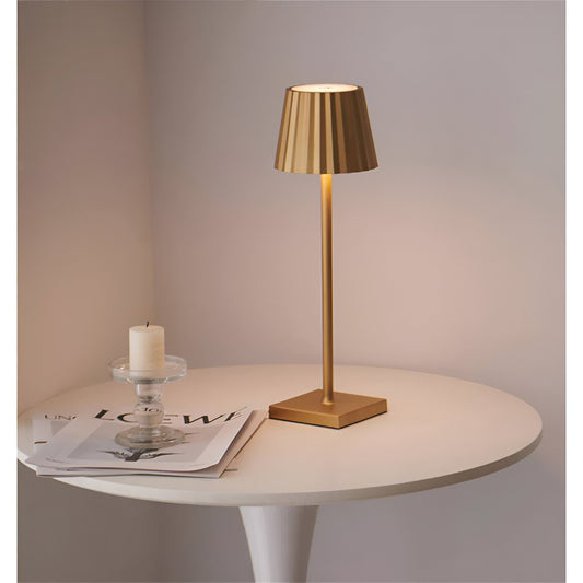 LuminaTouch Kabellose LED-Tischlampe – Wiederaufladbar, Moderne Eleganz für jeden Raum