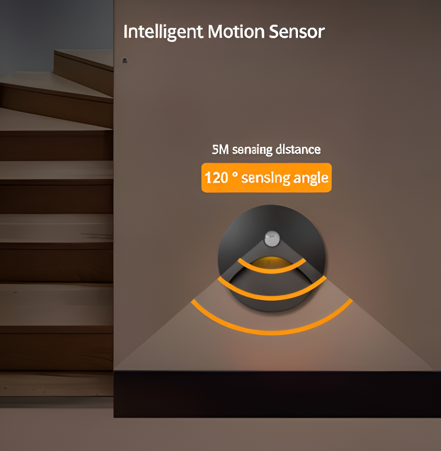 Frendorf | LuminiPath LED Wandleuchte – Wasserdicht IP65 Bewegungsmelder Innen- & Außenwandleuchte