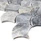 Luna Sky Marmor Laguna auf 12" x 12" Netz-Mosaikfliese - Belair-Kollektion