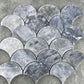 Luna Sky Marmor Laguna auf 12" x 12" Netz-Mosaikfliese - Belair-Kollektion