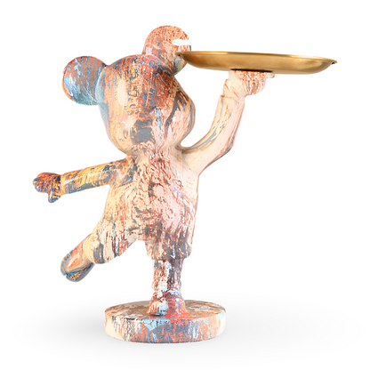 Frendorf | Luxe Bear - Multifunktionale Handgefertigte Kunstharzfigur und Organizer