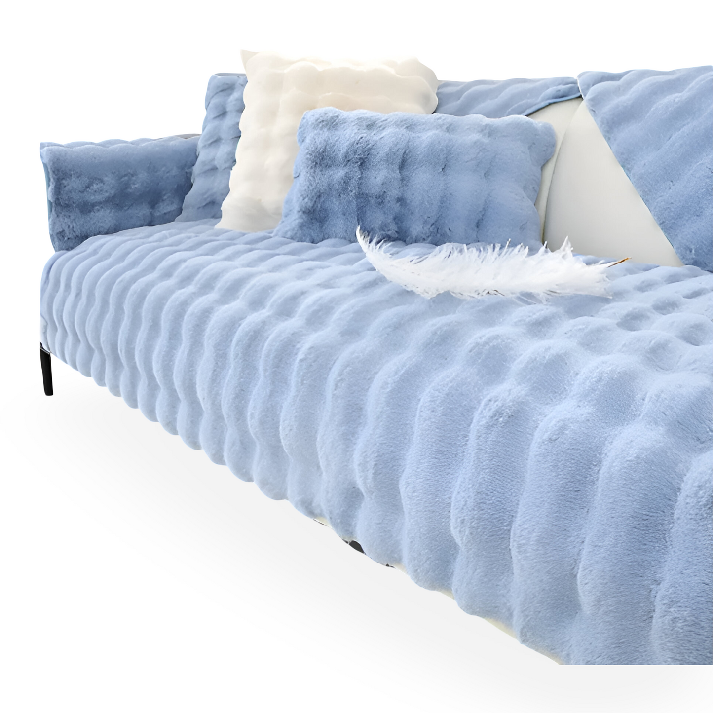 Frendorf | Luxe Cover - Dicker Plüschsofa Schutz für Ihren Pelzigen Gefährten