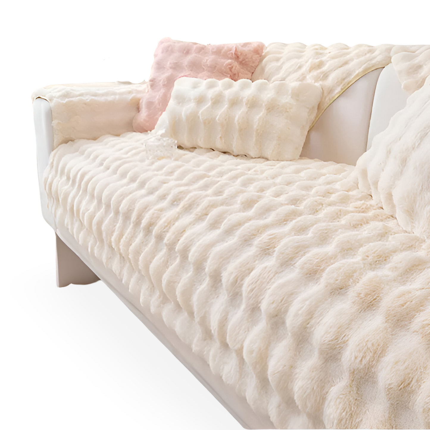 Frendorf | Luxe Cover - Dicker Plüschsofa Schutz für Ihren Pelzigen Gefährten