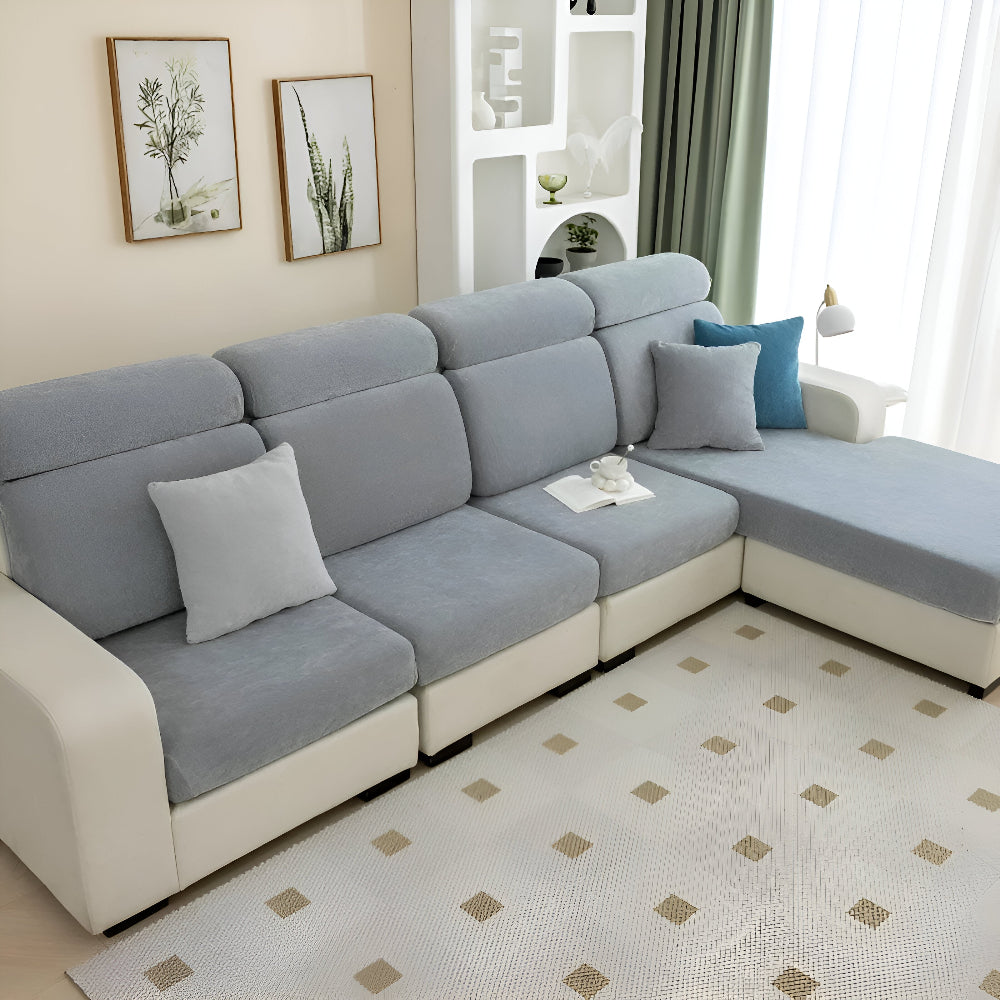 Frendorf | LuxeGuard Sofabezug - 360° Vollschutz-Kissenüberzug