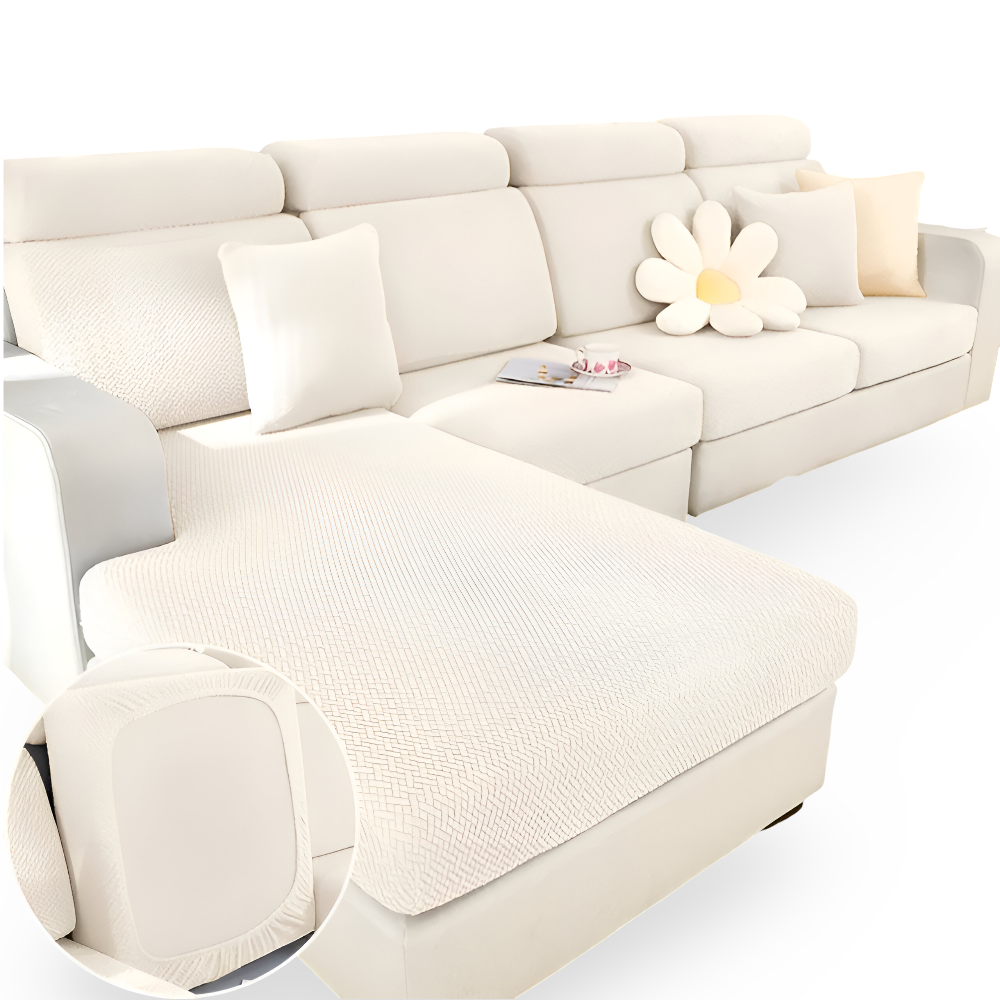 Frendorf | LuxeGuard Sofabezug - 360° Vollschutz-Kissenüberzug