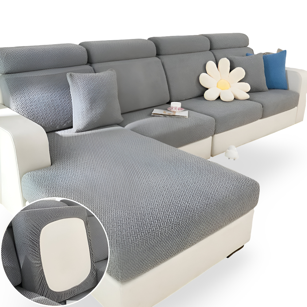 Frendorf | LuxeGuard Sofabezug - 360° Vollschutz-Kissenüberzug