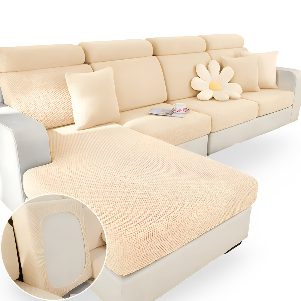 Frendorf | LuxeGuard Sofabezug - 360° Vollschutz-Kissenüberzug
