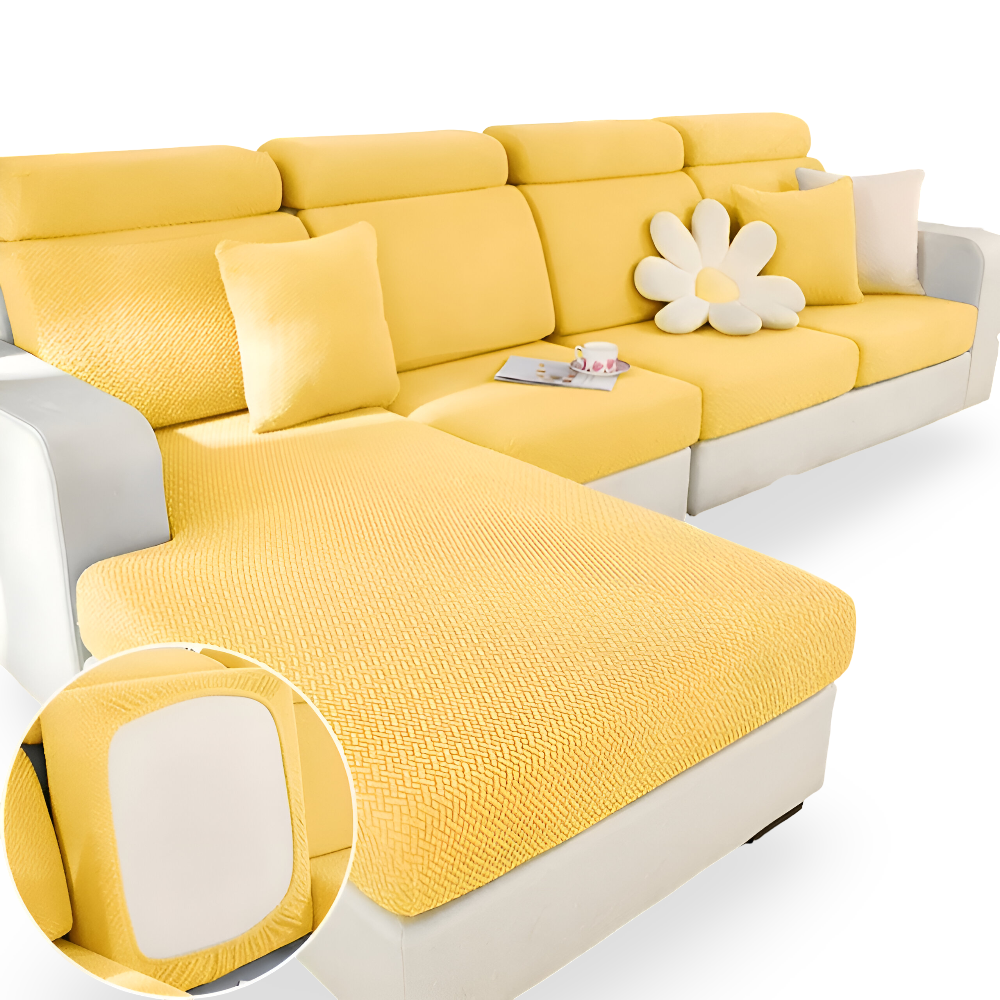 Frendorf | LuxeGuard Sofabezug - 360° Vollschutz-Kissenüberzug