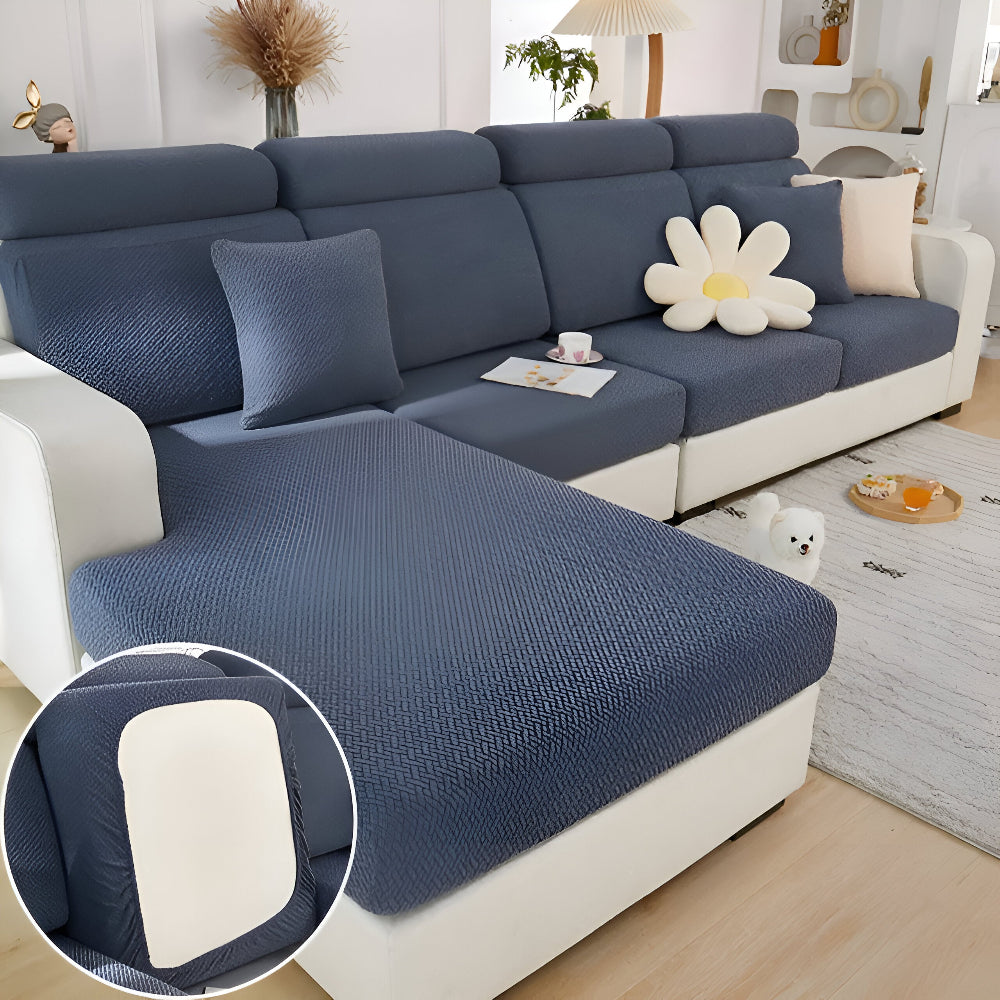 Frendorf | LuxeGuard Sofabezug - 360° Vollschutz-Kissenüberzug