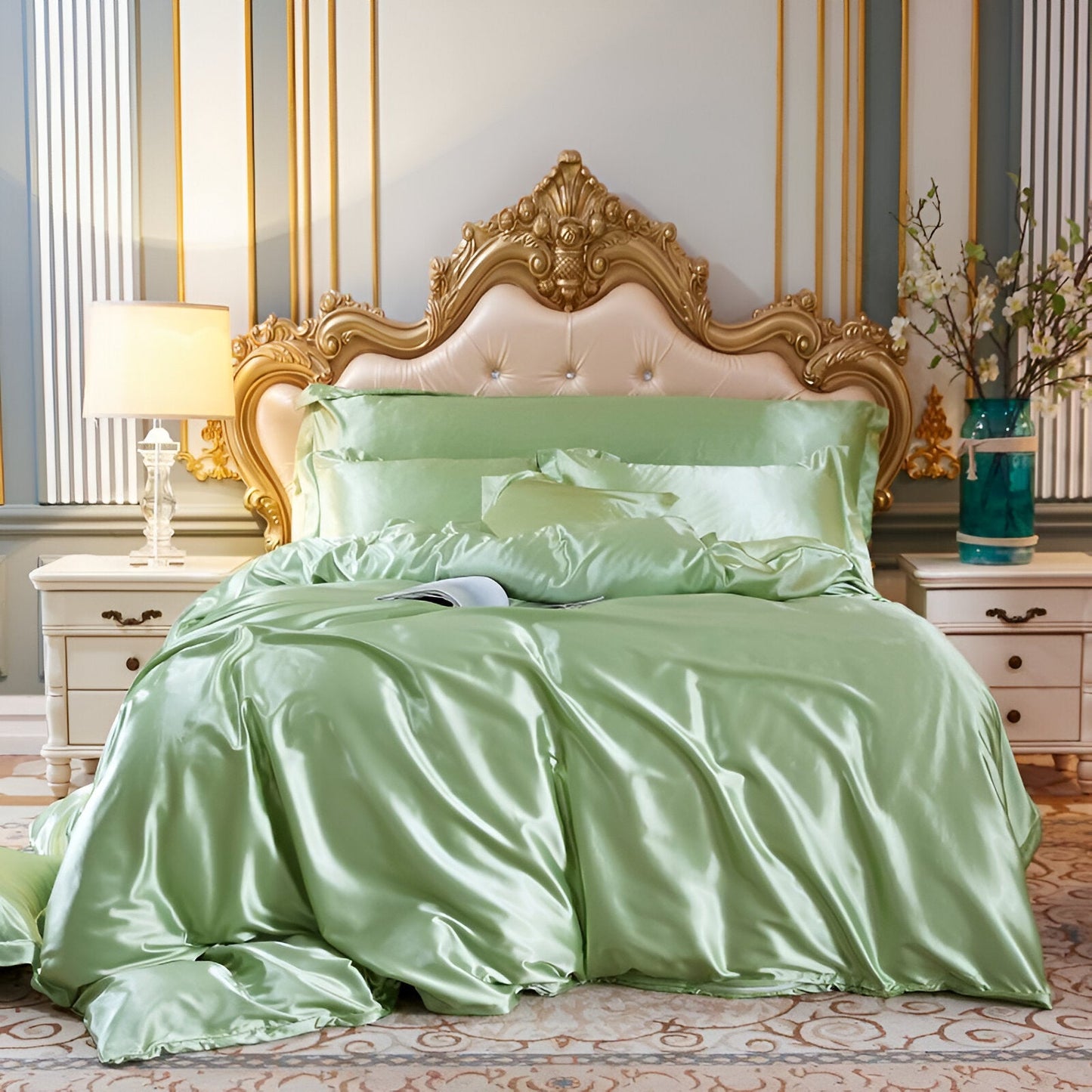 Frendorf | Luxe Silk Bettdecke- Luxuriöser Maulbeerseiden-Bettbezugssatz