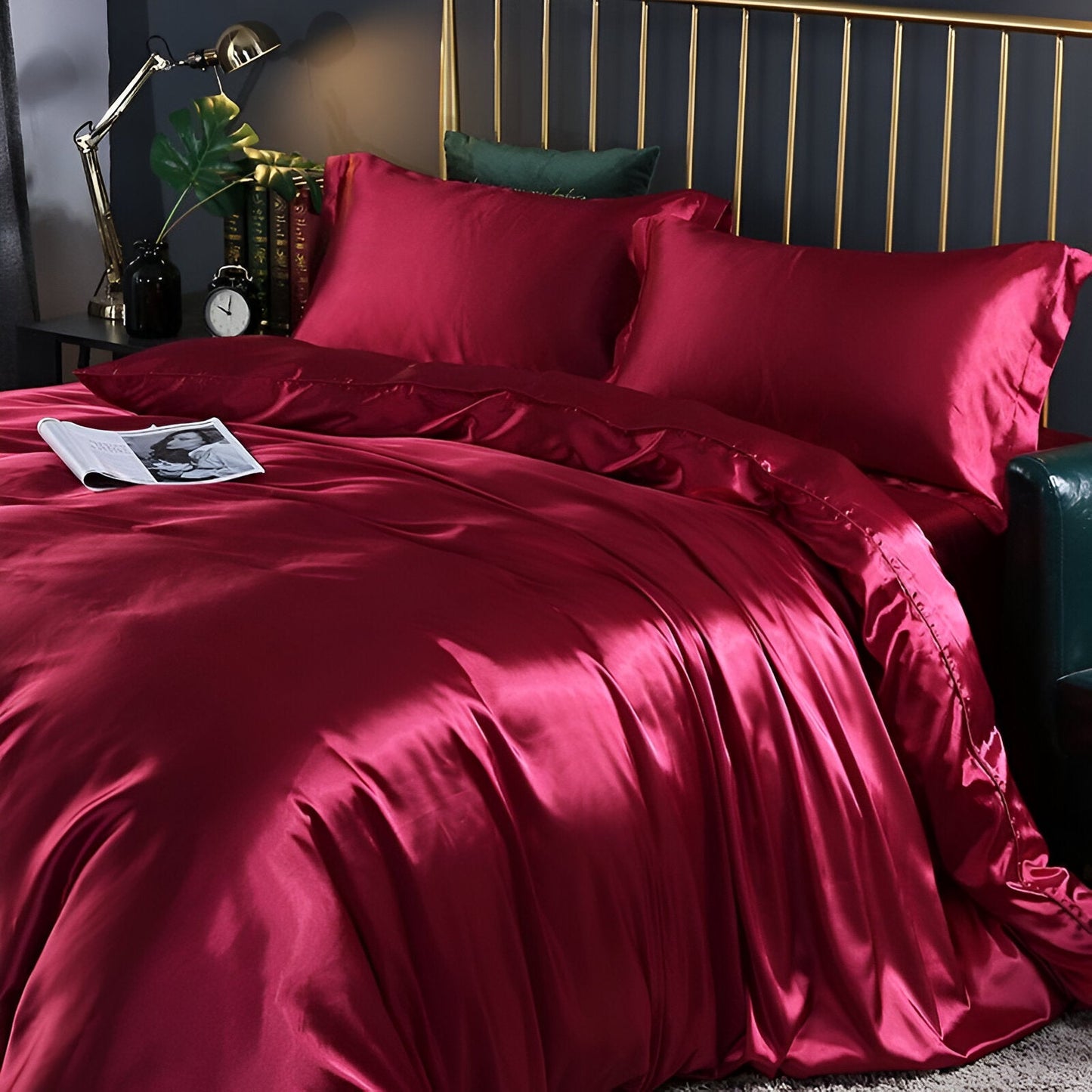 Frendorf | Luxe Silk Bettdecke- Luxuriöser Maulbeerseiden-Bettbezugssatz
