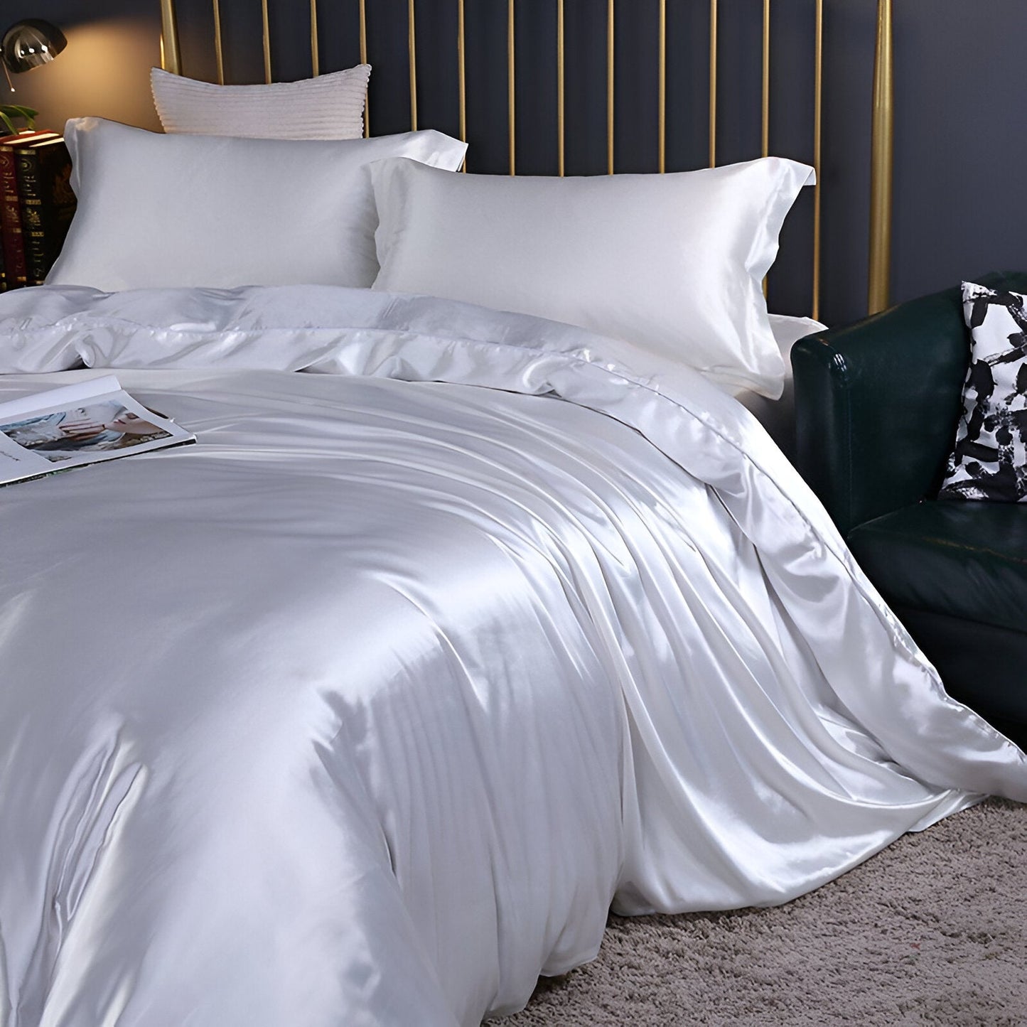 Frendorf | Luxe Silk Bettdecke- Luxuriöser Maulbeerseiden-Bettbezugssatz