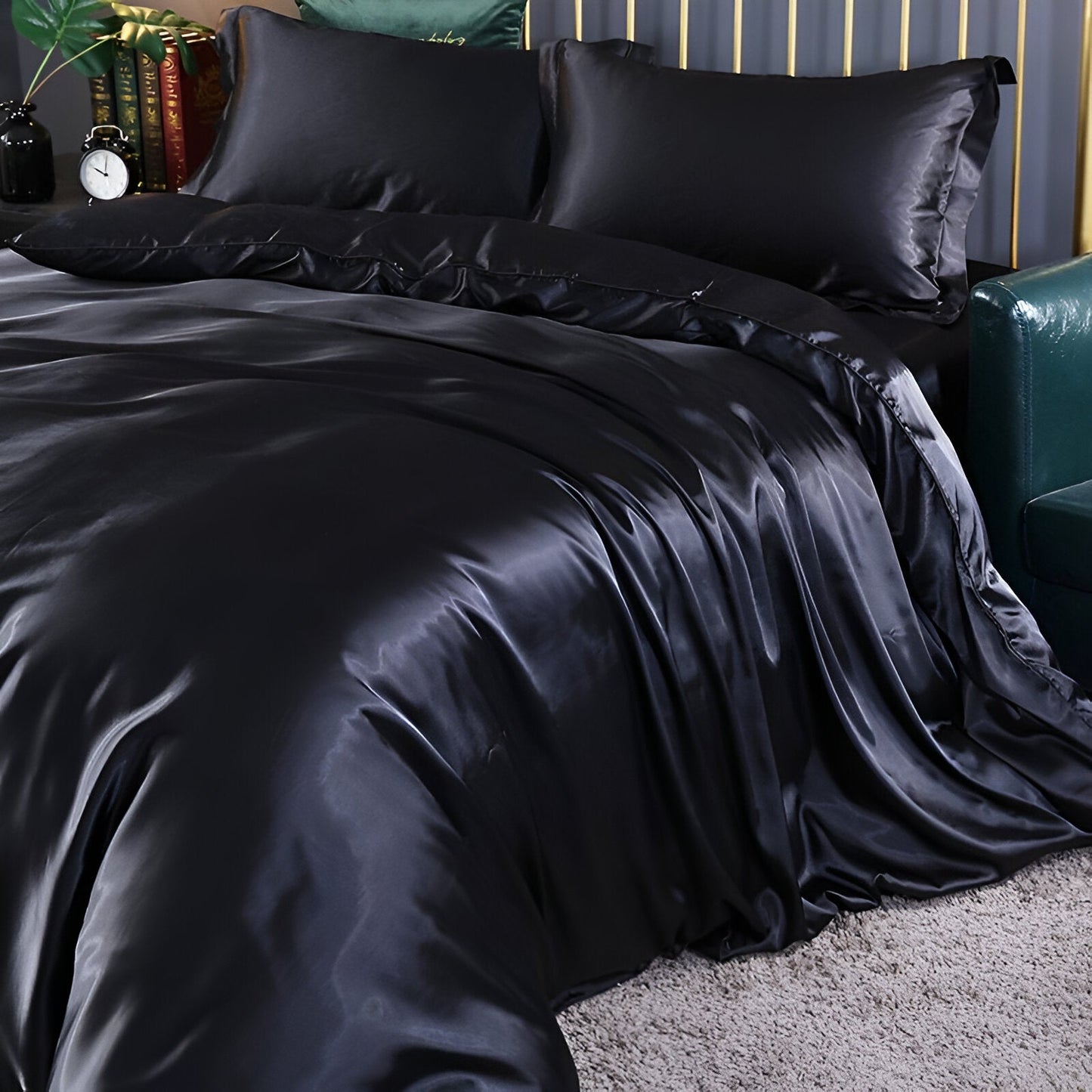 Frendorf | Luxe Silk Bettdecke- Luxuriöser Maulbeerseiden-Bettbezugssatz