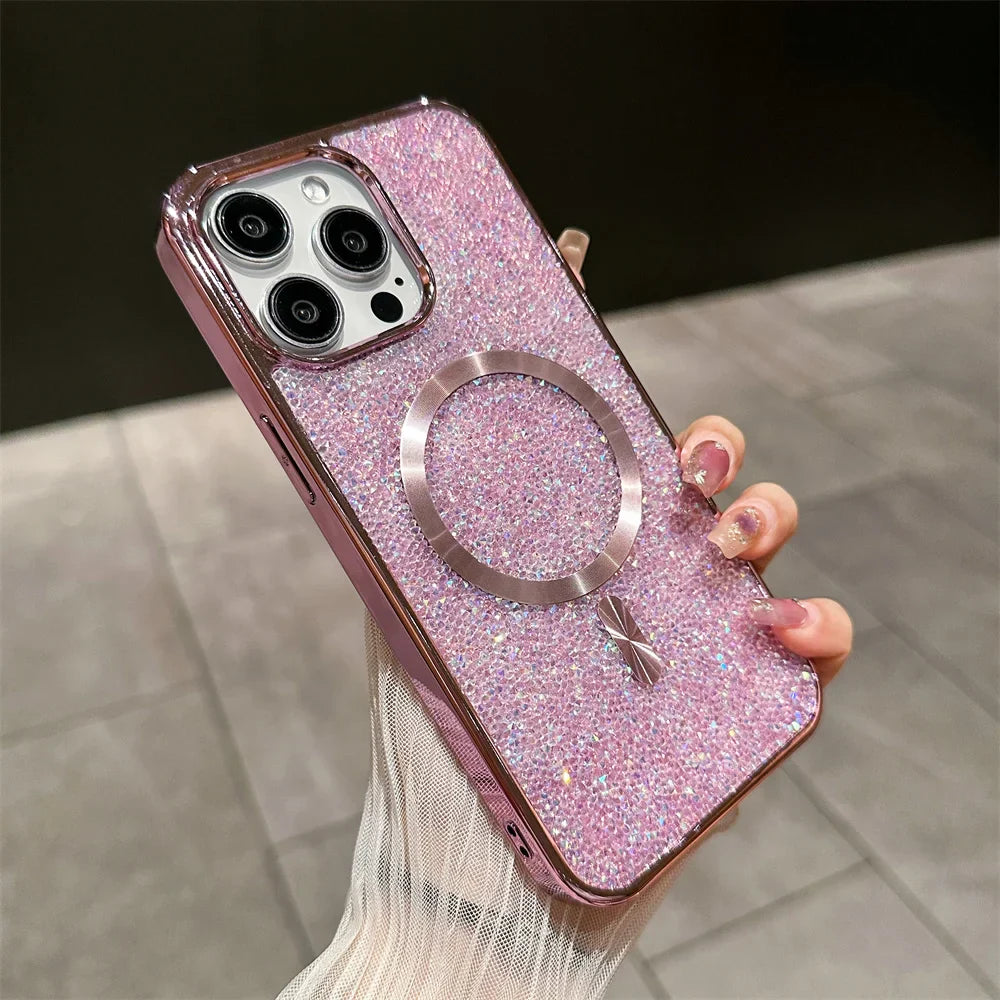 Frendorf | Bling Glitter Magnetische Hülle Für iPhone