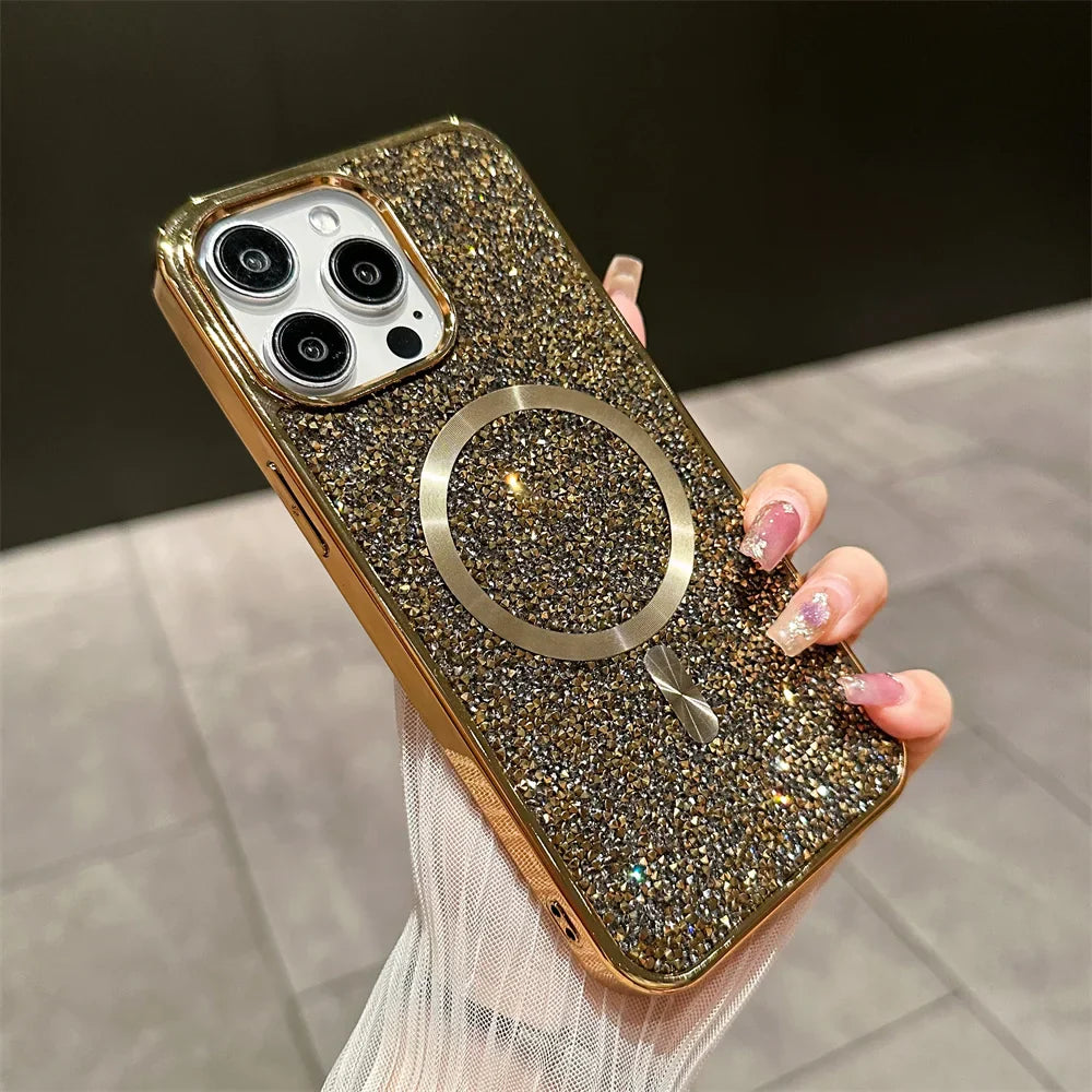 Frendorf | Bling Glitter Magnetische Hülle Für iPhone