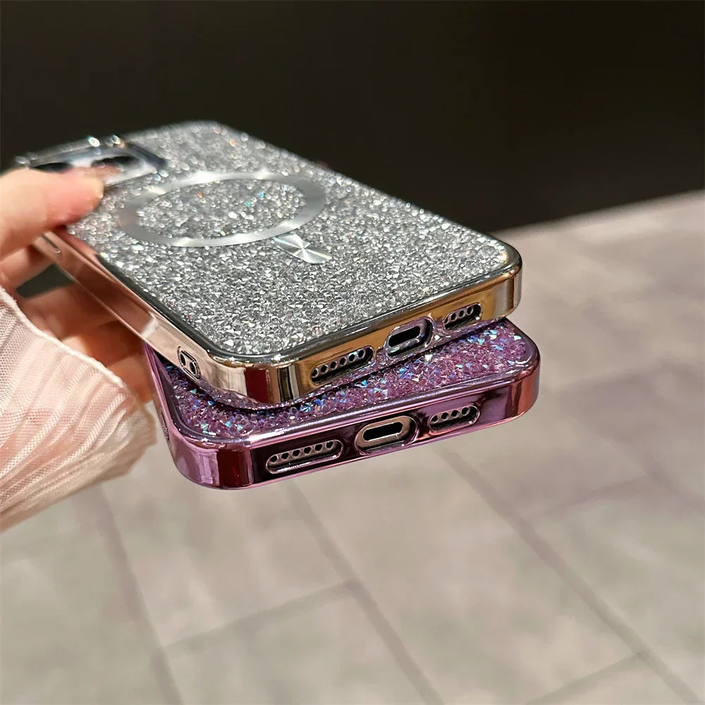 Frendorf | Bling Glitter Magnetische Hülle Für iPhone
