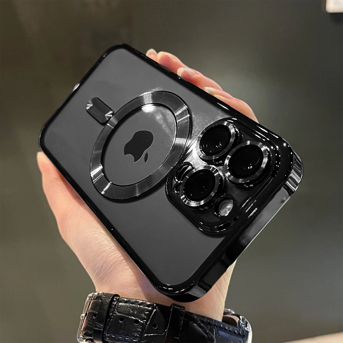 Frendorf | Plating Clear Soft Magnetic Case für iPhone