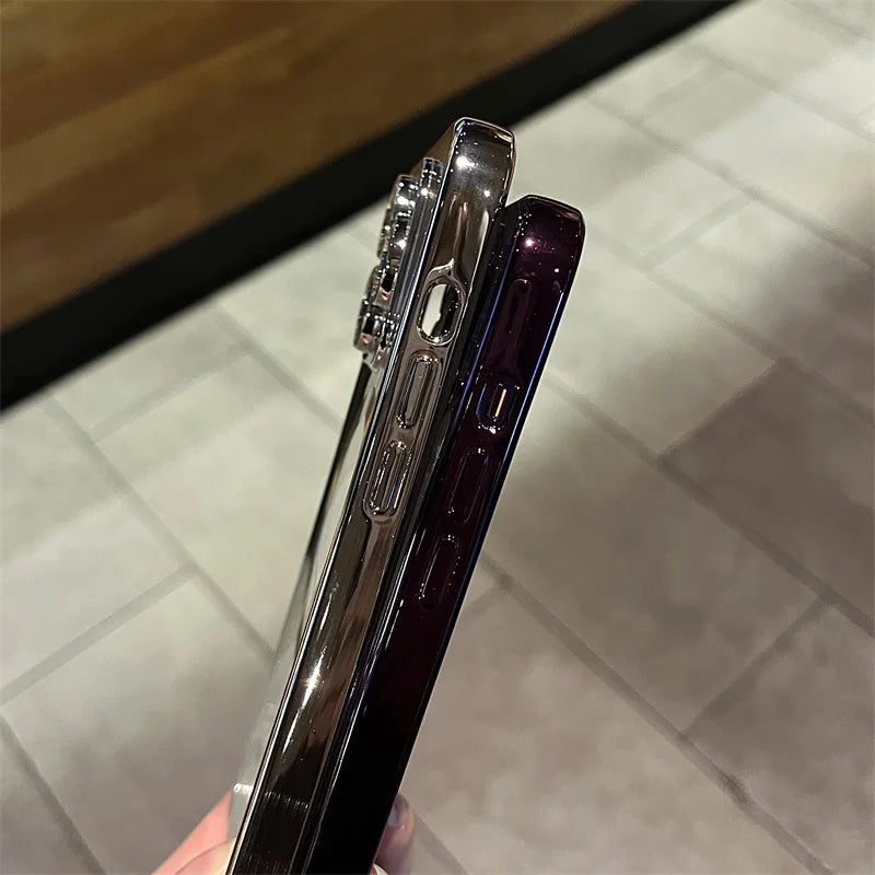 Frendorf | Plating Clear Soft Magnetic Case für iPhone