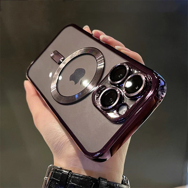 Frendorf | Plating Clear Soft Magnetic Case für iPhone
