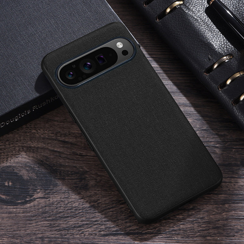 Frendorf | Luxuriöse Stoffhülle Hart PC Handyhülle für Google Pixel 7 8 9